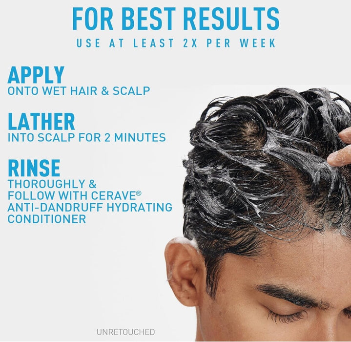 CeraVe Hydrating Anti Dandruff Shampoo - 12oz