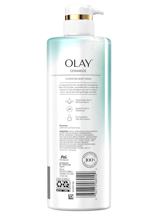 Olay Cleansing & Strengthening Body Wash with Ceramide and Vitamin B3 - 20oz