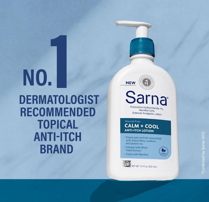 Sarna Calm & Cool Anti-Itch Lotion -7.5oz