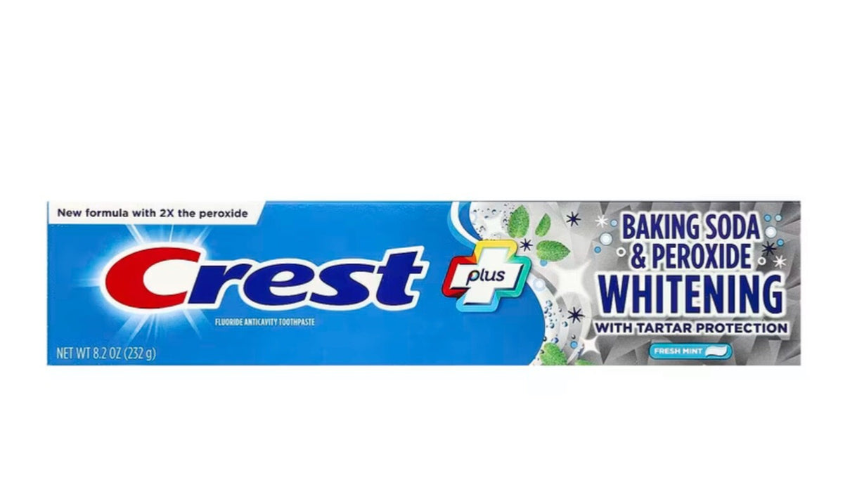 Crest Baking Soda & Peroxide Whitening Toothpaste - 8.2oz