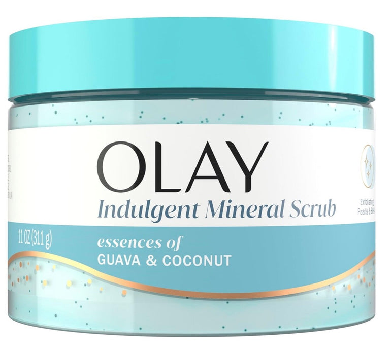 Olay Indulgent Mineral Scrub With Essence Of Guava And Coconut - 11oz