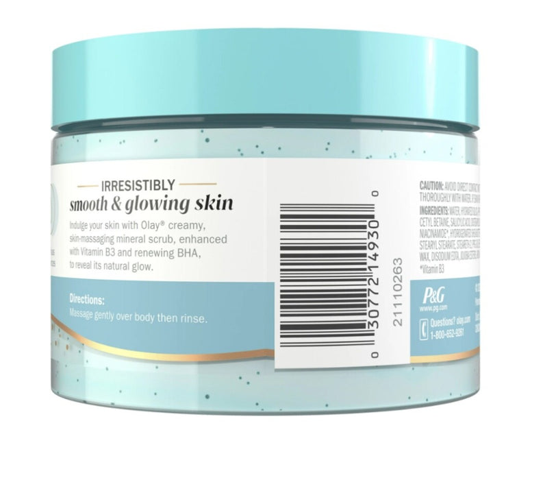 Olay Indulgent Mineral Scrub With Essence Of Guava And Coconut - 11oz