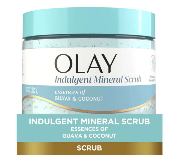Olay Indulgent Mineral Scrub With Essence Of Guava And Coconut - 11oz