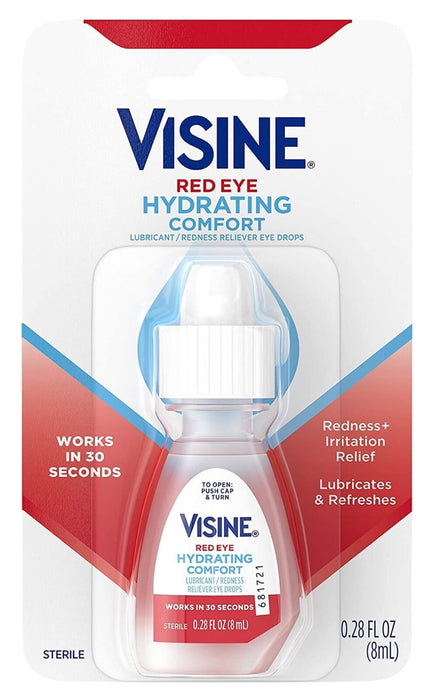 Visine Red Eye Hydrating Drops - 0.28oz