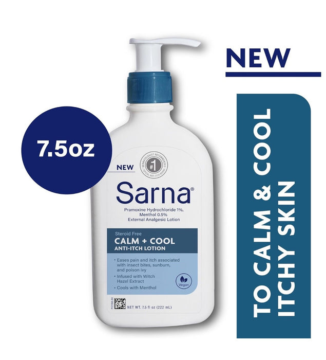 Sarna Calm & Cool Anti-Itch Lotion -7.5oz