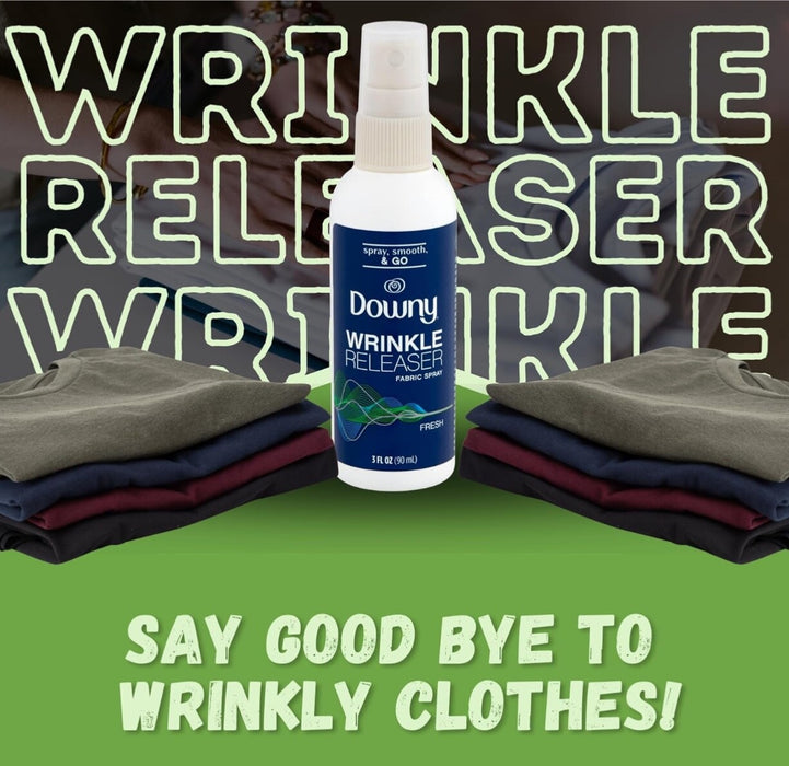 Downy Wrinkle Releaser Fabric Spray and Refresher Fresh Scent - 3 Pack