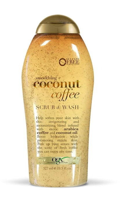 OGX Coconut & Coffee Smoothing Body Scrub - 19.5oz