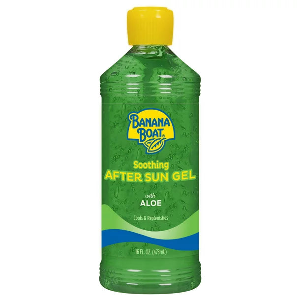 Banana Boat Soothing Aloe After Sun Gel with Aloe Vera, 16 oz