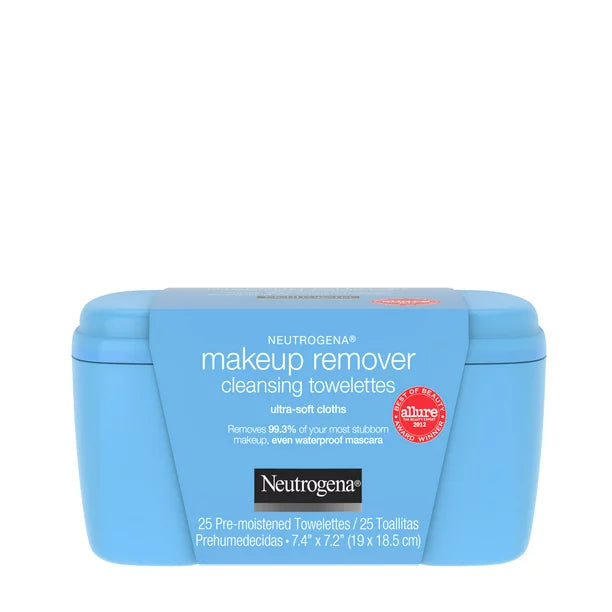 Neutrogena Makeup Remover Wipes and Face Cleansing Towelettes, 25 ct