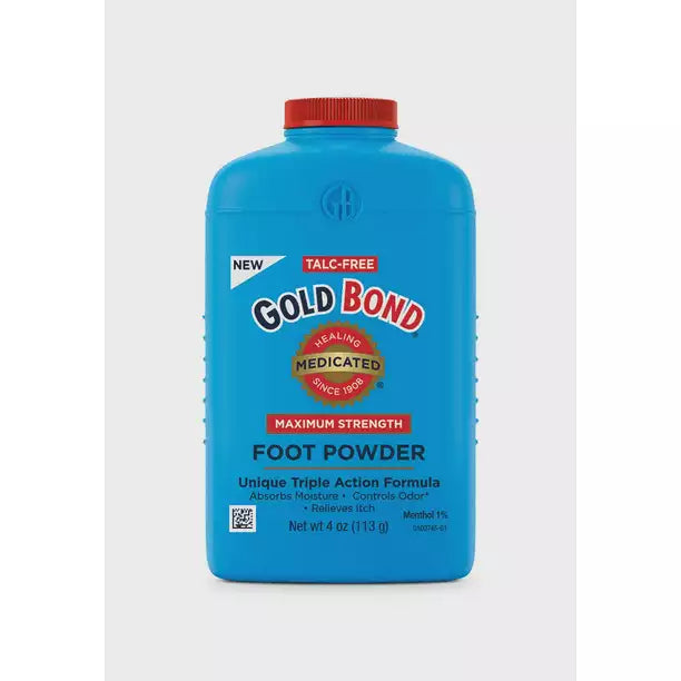Gold Bond Foot Powder, Medicated Maximum Strength, 4oz