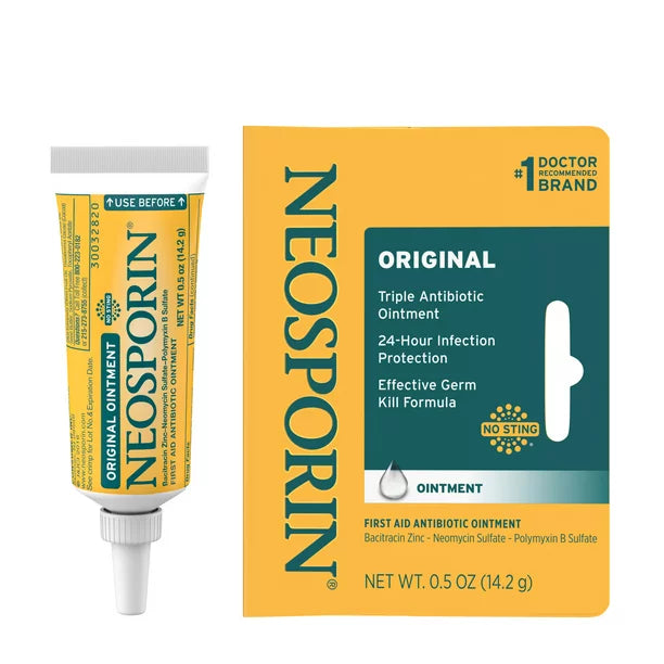 Neosporin Original First Aid Antibiotic Bacitracin Ointment, 5 oz