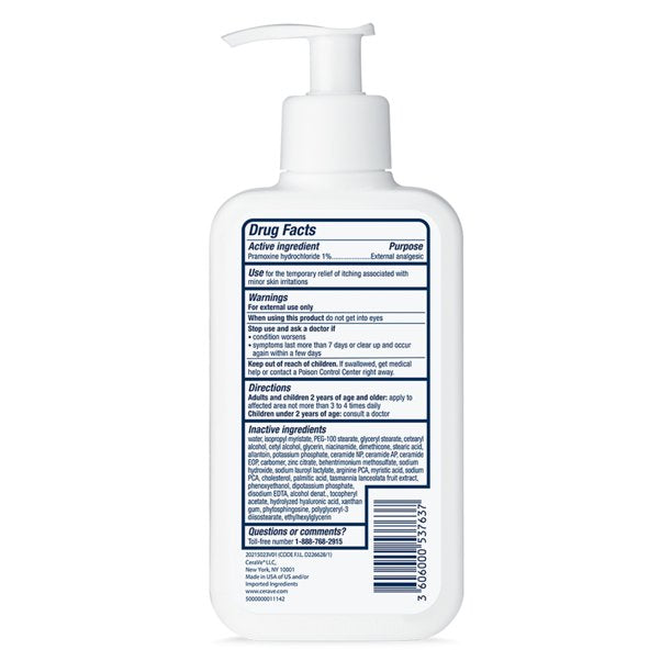 CeraVe Itch Relief Moisturizing Lotion, 8 Fl. oz.