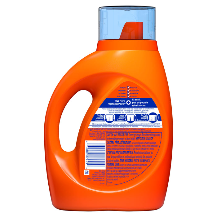 Tide Plus Downy April Fresh Scent Liquid Laundry Detergent, 46 oz