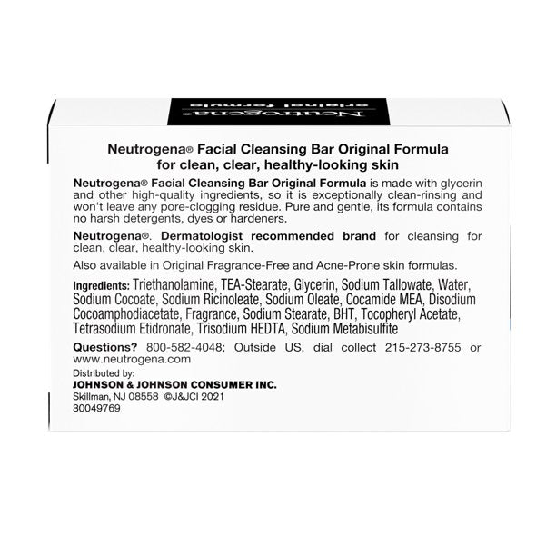 Neutrogena Original Facial Cleansing Bar 3.5 oz