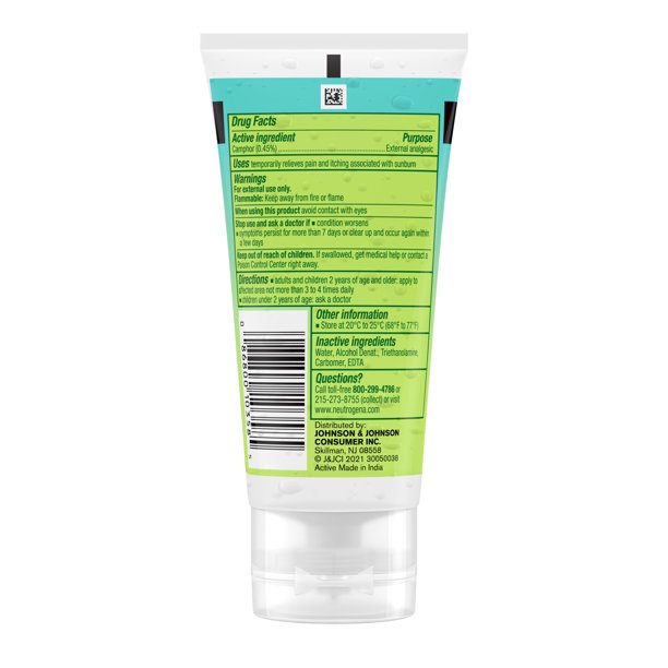 Neutrogena Sun Rescue After Sun Medicated Relief Gel, Camphor 3 Oz