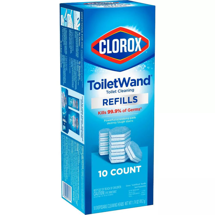 Clorox ToiletWand Disinfecting Refills. Disposable Wand Heads - 10ct