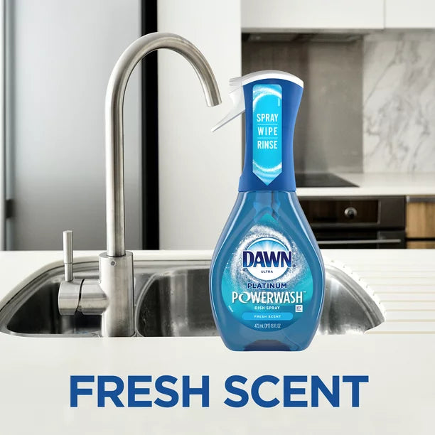 Dawn Spray Dish Soap Refill. Fresh Scent, 16 Ounce