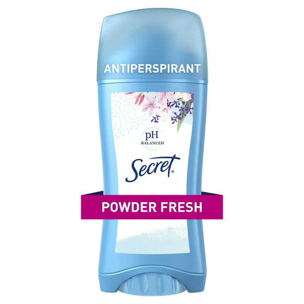 Secret Invisible Solid Antiperspirant Deodorant, Powder Fresh, 2.6 oz