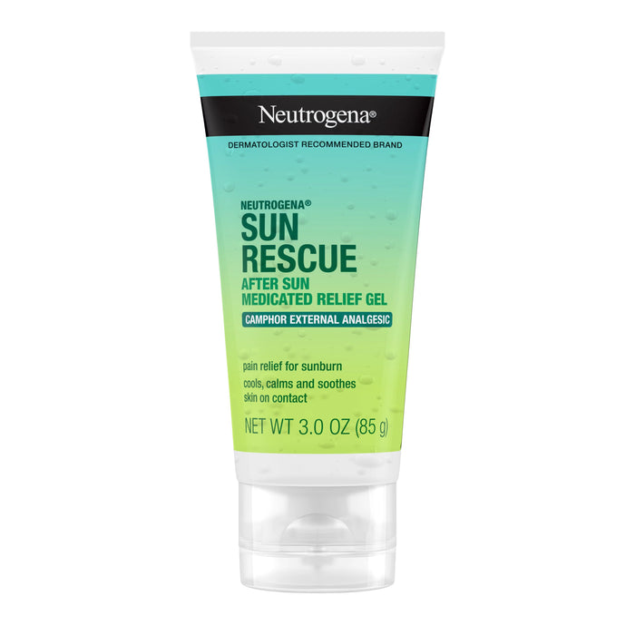 Neutrogena Sun Rescue After Sun Medicated Relief Gel, Camphor 3 Oz