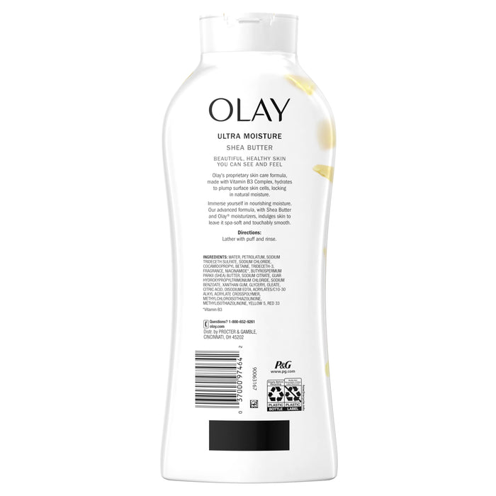 Olay Ultra Moisture Body Wash with Shea Butter, 22 fl oz