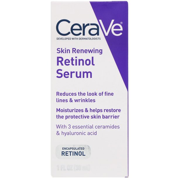 CeraVe Skin Renewing Retinol Face Serum, 1 fl oz