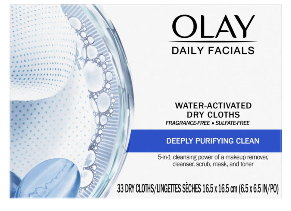 Olay Daily Facial 5-in-1 Cleansing Wipes - 33ct