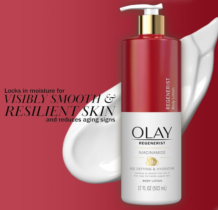 Olay Niacinamide & B3 Brightening Age-Defying Hydrating Body Lotion - 17oz