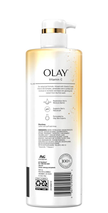 Olay Vitamin C & B3 Brightening Body Wash - 20oz