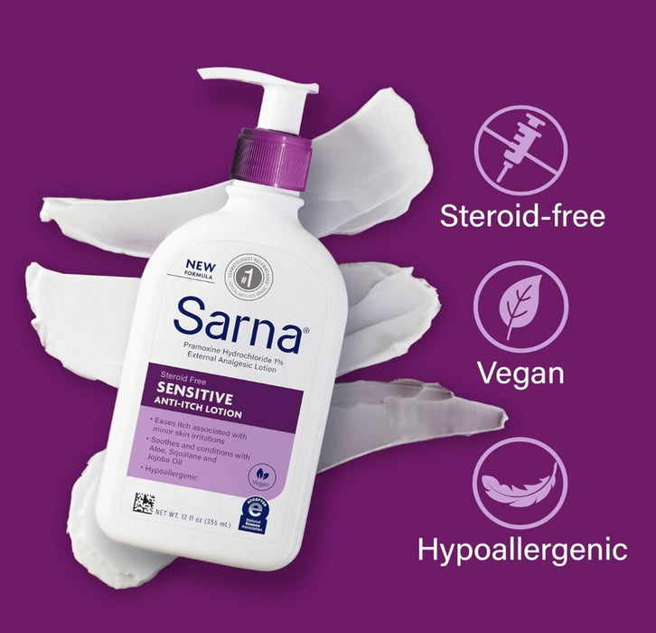 Sarna Anti-Itch Lotion Sensitive -7.5 fl oz (222 ml)