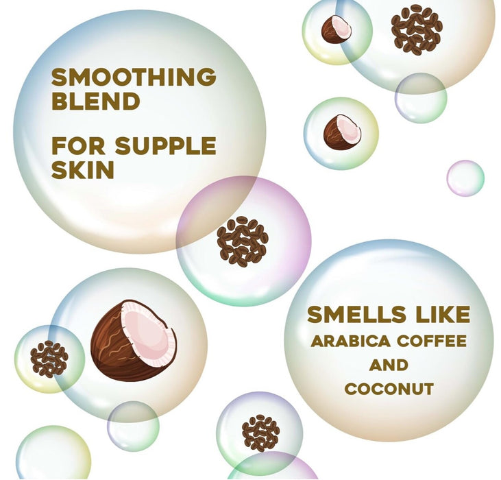 OGX Coconut & Coffee Smoothing Body Scrub - 19.5oz
