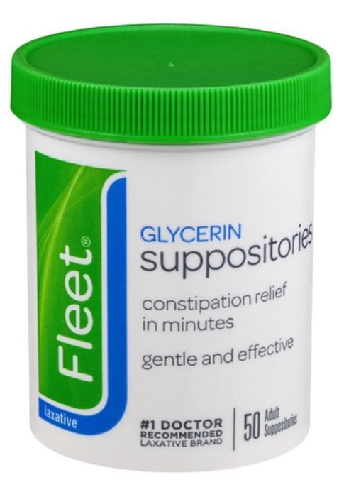 Fleet Glycerin Suppositories - 50ct