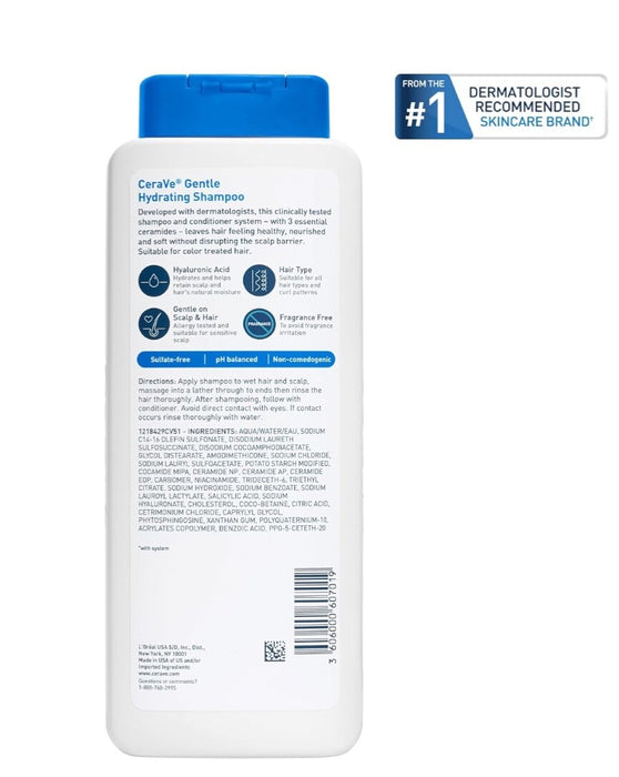 CeraVe Gentle Hydrating Shampoo - 12oz