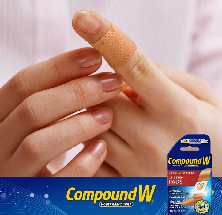 Compound W Wart Remover Maximum Strength One Step Pad - 14 Count