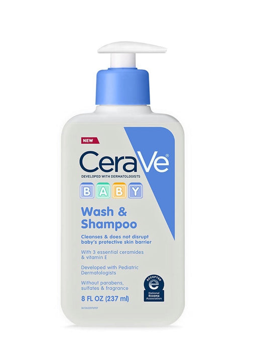 CeaVe Baby Wash & Shampoo - 8oz