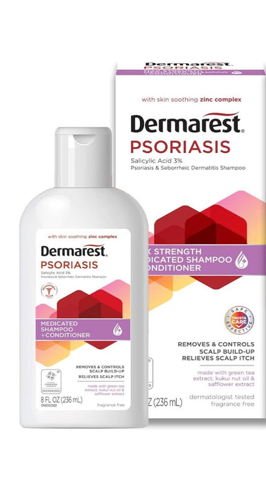 Dermarest Max Strength Shampoo - 8oz