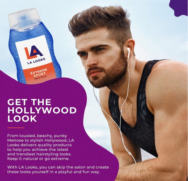 LA LOOKS Extreme Sport Alcohol Free Hair Gel  - 567g - 20oz