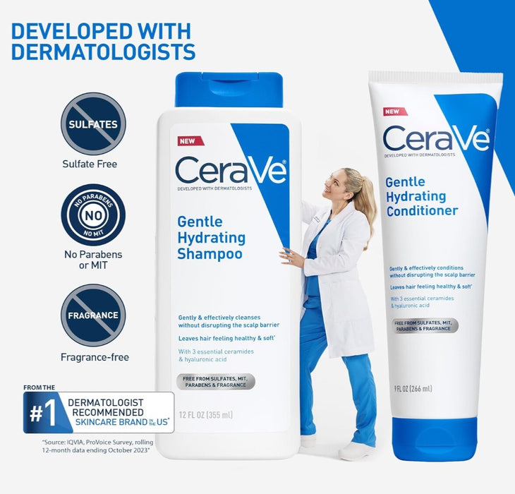 CeraVe Gentle Hydrating Shampoo - 12oz