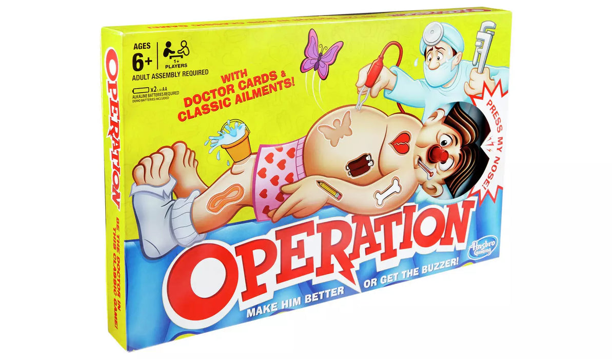 Classic Operation Game from Hasbro Gaming