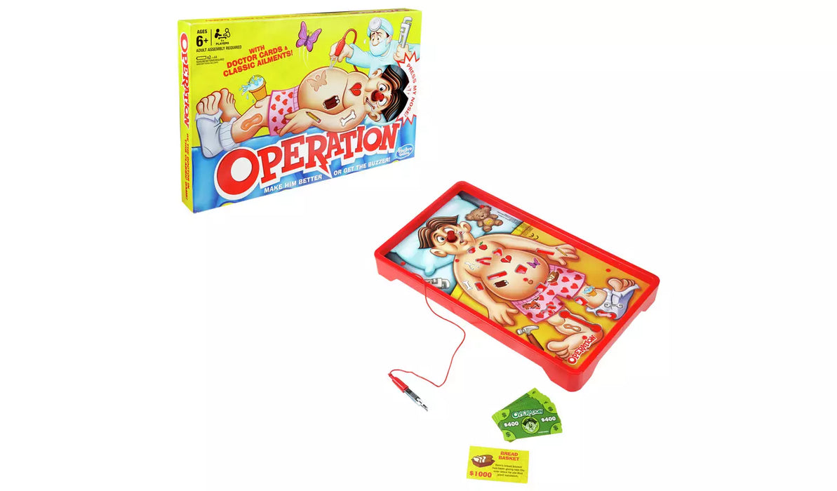 Classic Operation Game from Hasbro Gaming
