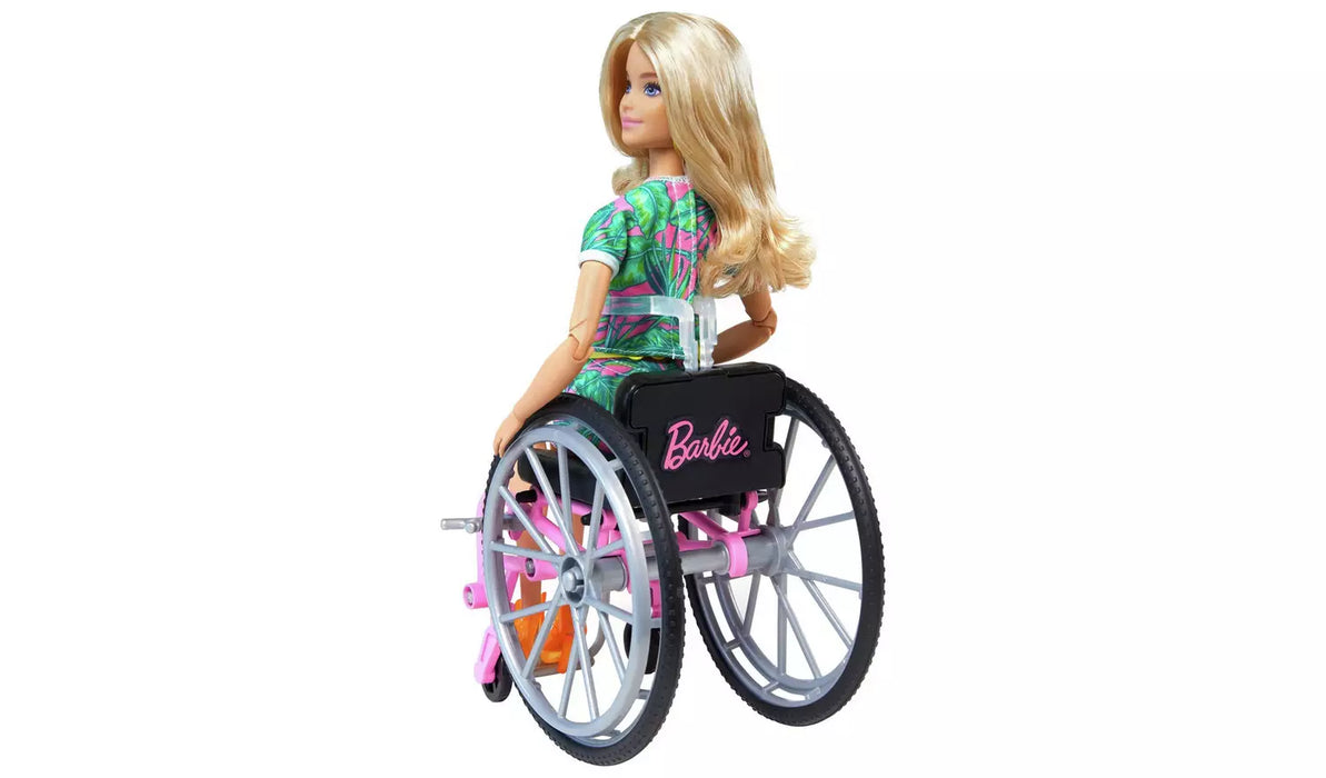 Barbie Fashionista Doll with Wheelchair and Ramp - 29cm