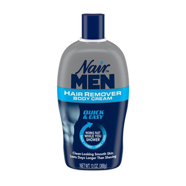 Nair Men Hair Remover Body Cream, Body Hair Remover for Men 13 Oz