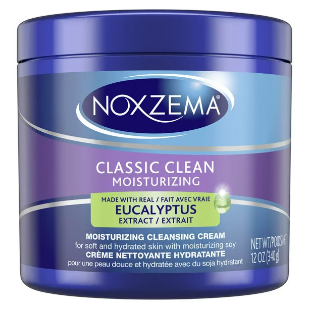 Noxzema Facial Cleanser Moisturizing Cleansing Classic Clean, 12 oz