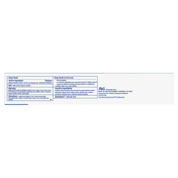 Crest Tartar Protection Toothpaste, Whitening Cool Mint 8.2 oz