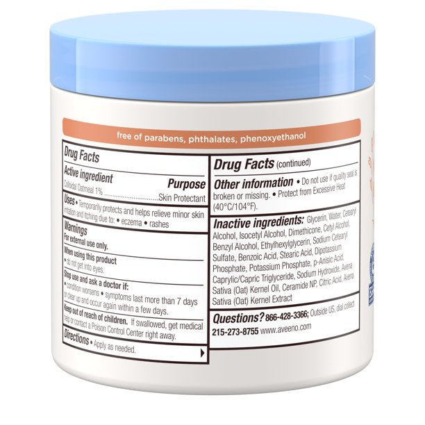 Aveeno Baby Eczema Therapy Nighttime Balm with Natural Oatmeal, 5.5 oz