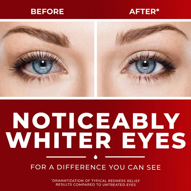 Clear Eyes Maximum Redness Eye Relief Lubricant Eye Drops, 0.5 fl oz