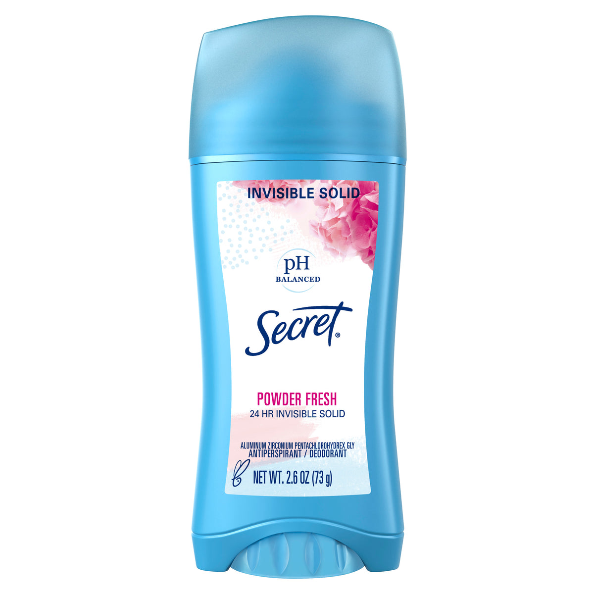 Secret Invisible Solid Antiperspirant Deodorant, Powder Fresh, 2.6 oz ...