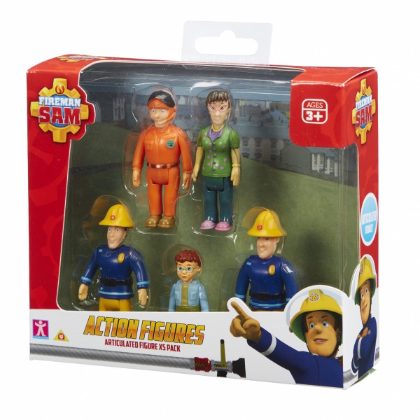 Fireman Sam Action Figures 5 Pack