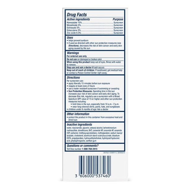 CeraVe AM Face Moisturizer with Broad Spectrum Protection, SPF 30, 3 fl oz