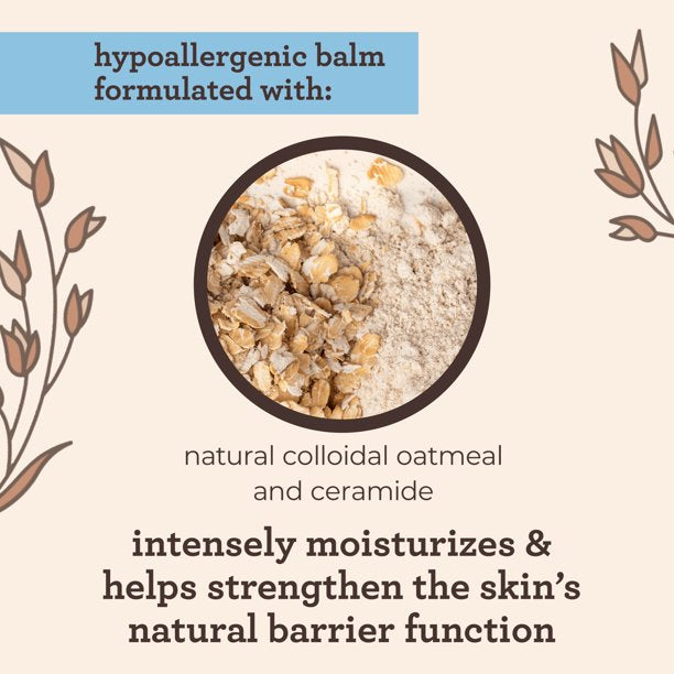 Aveeno Baby Eczema Therapy Nighttime Balm with Natural Oatmeal, 5.5 oz
