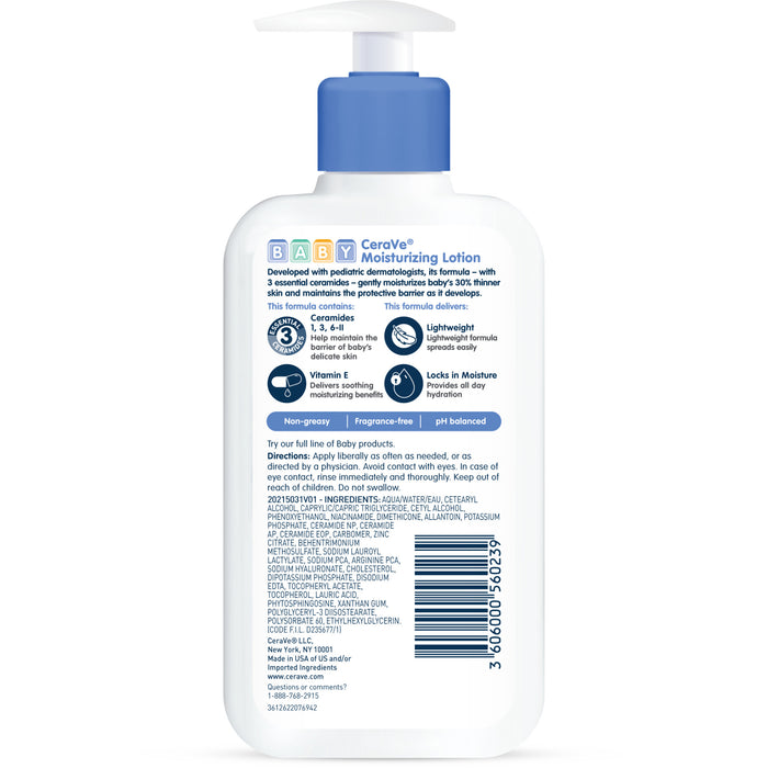 Cerave Baby Moisturizing Lotion 8oz
